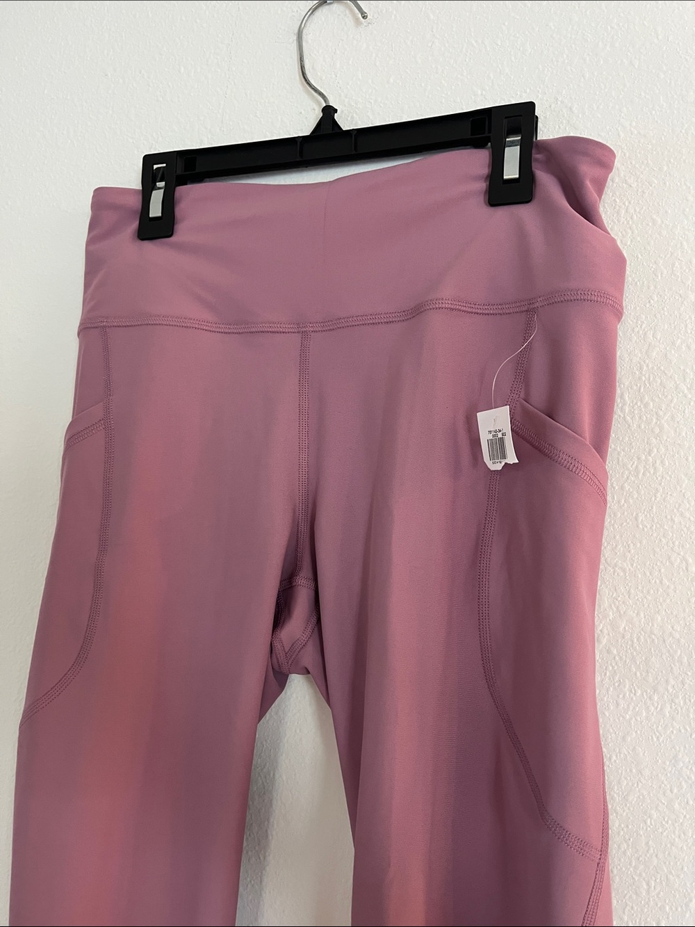 NWT OLD NAVY Active Pink Powersoft High Rise Leggings with Pockets - Picture 2 of 4